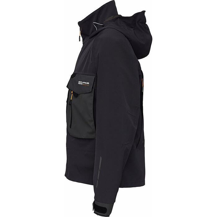 Savage Gear SG6 Wading Jacket Black Grey Maat S