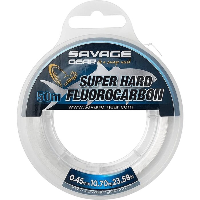 Savage Gear Super Hard Fluorocarbon 0.45mm 50m