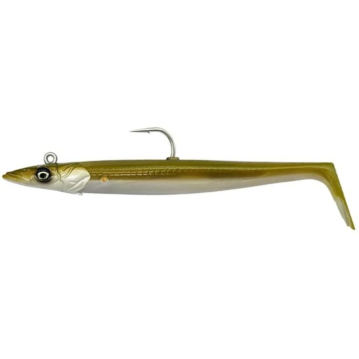 Savage Gear Sandeel V2 12cm 22gr Sinking Khaki 2+1
