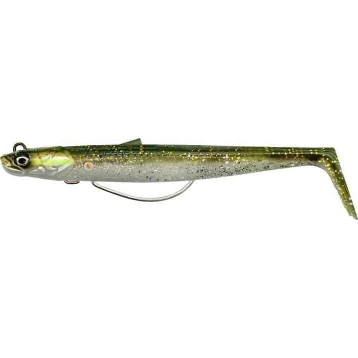 Savage Gear Sandeel V2 Weedless 11.5cm 22gr Green Silver 2+1