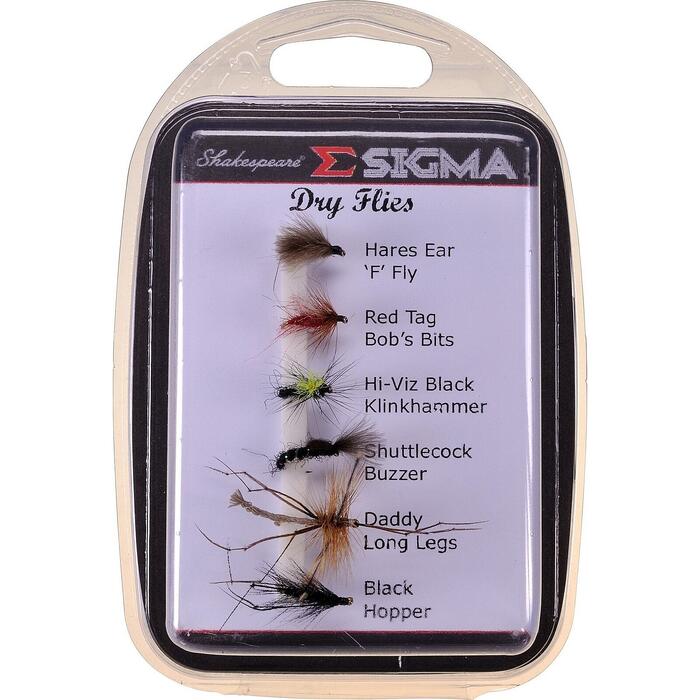 Shakespeare Fly Selection 1 Stilstaand water Droge Vliegen