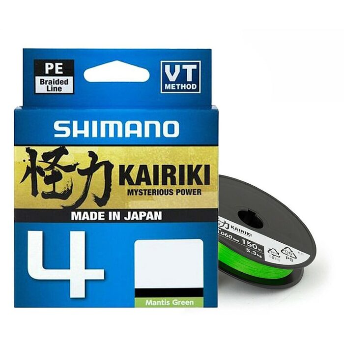 Shimano Kairiki 4 Mantis Green 150m 0.19mm