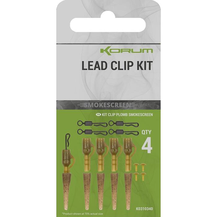Korum Smokescreen Lead Clip Kit