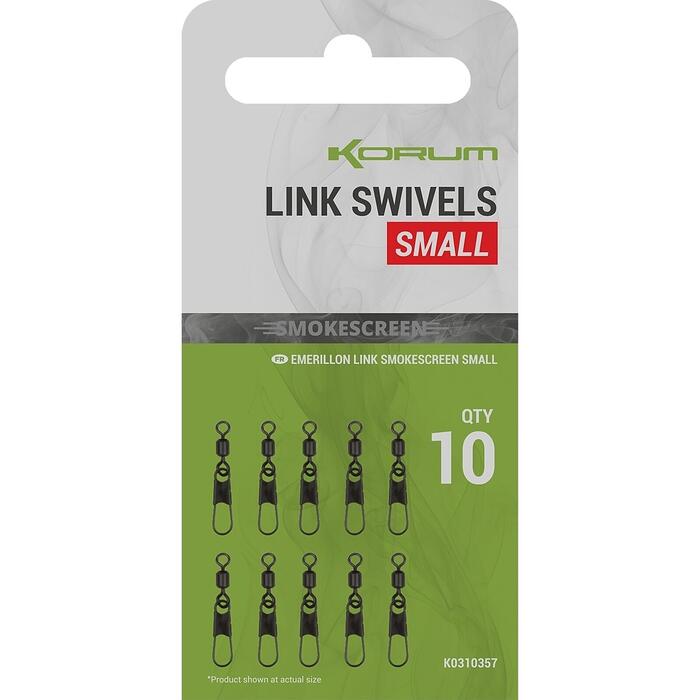 Korum Smokescreen Link Swivels Small