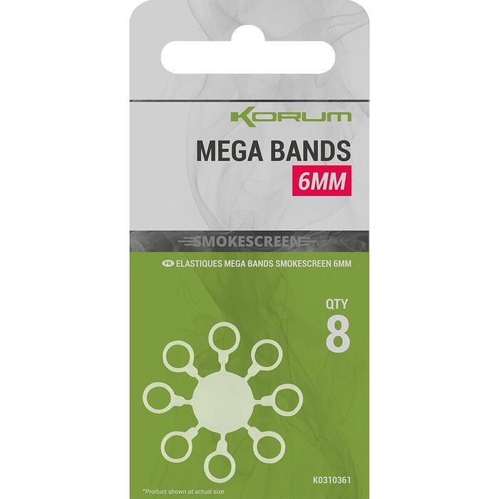 Korum Smokescreen Mega Bands 6mm