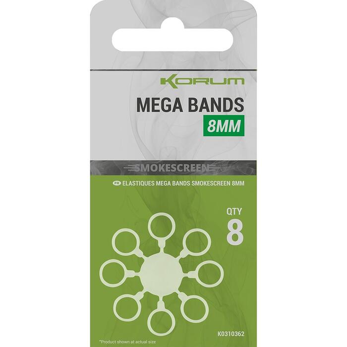 Korum Smokescreen Mega Bands 8mm