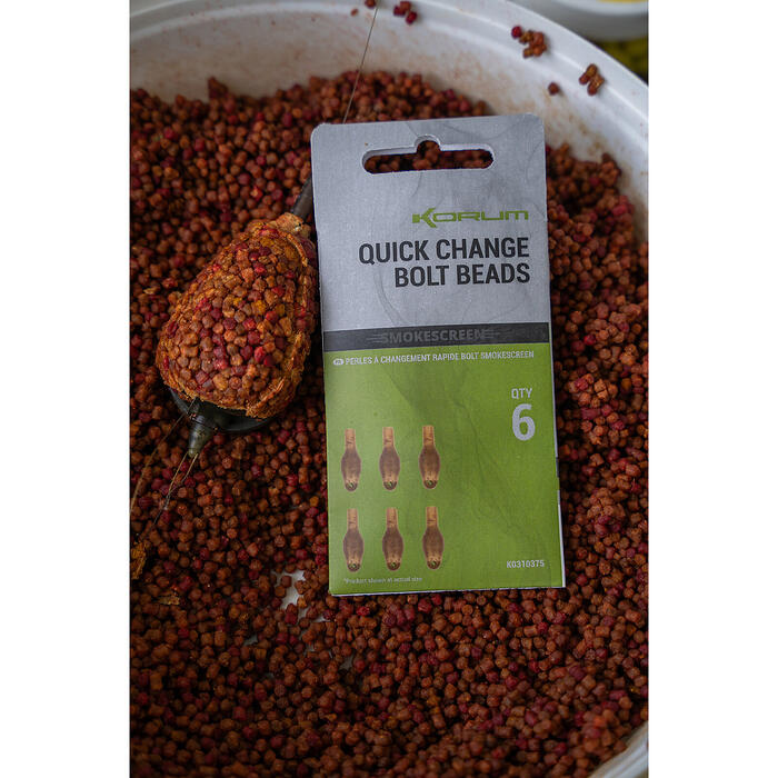Korum Smokescreen Quick Change Bolt Beads