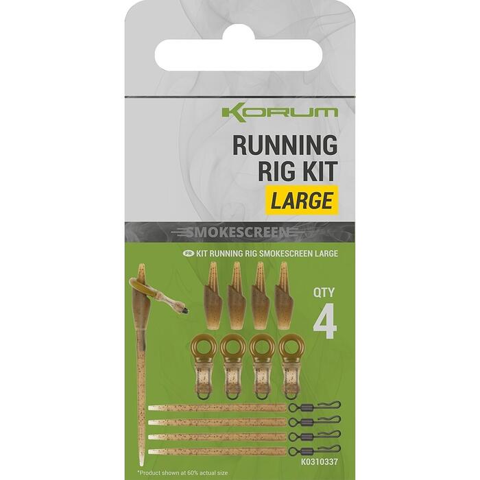 Korum Smokescreen Running Rig Kit Large