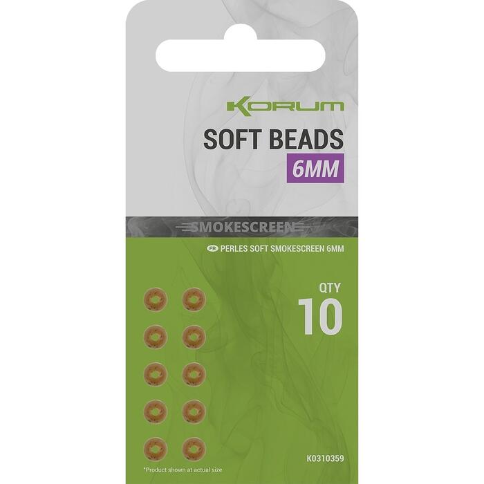 Korum Smokescreen Soft Beads 6mm
