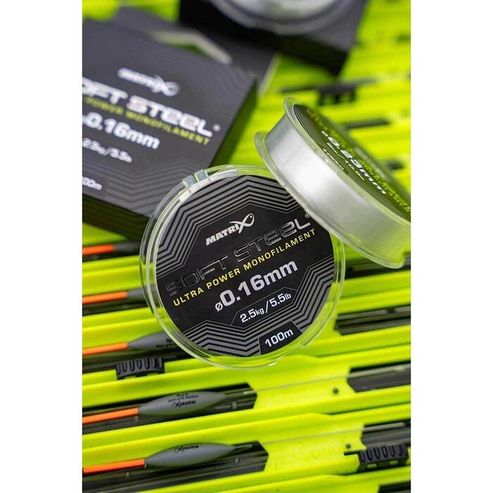 Matrix Soft Steel Ultra Power Monofilament 0.16mm
