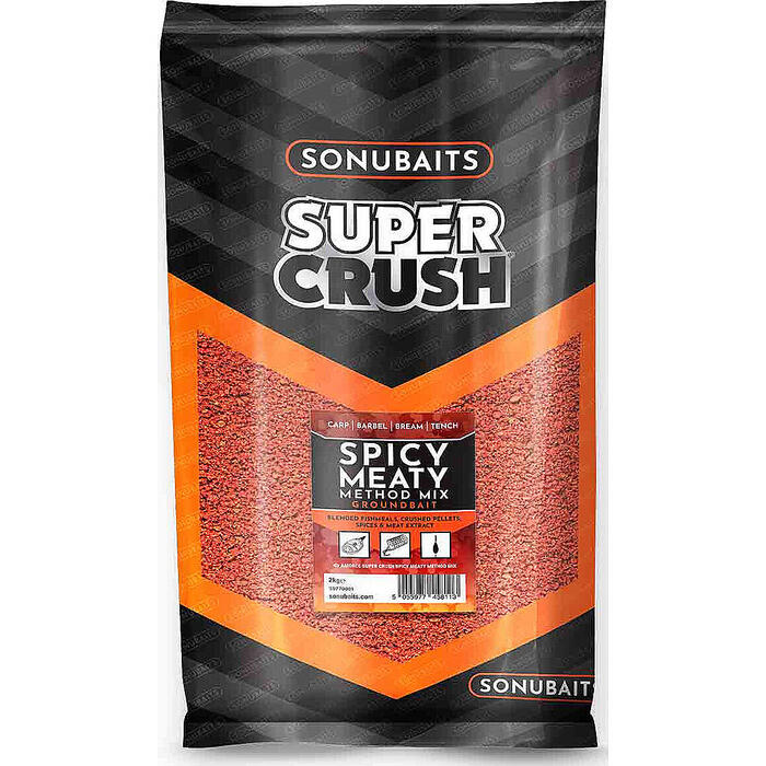 Sonubaits Super Crush Spicy Meaty Method Mix 2kg