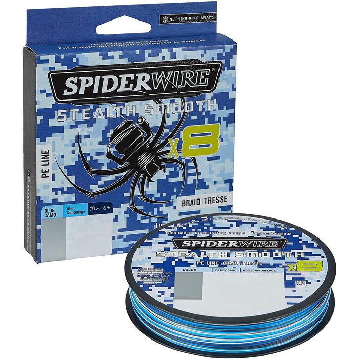 Spiderwire Stealth Smooth 8 Blue Camo 300m 0.11mm