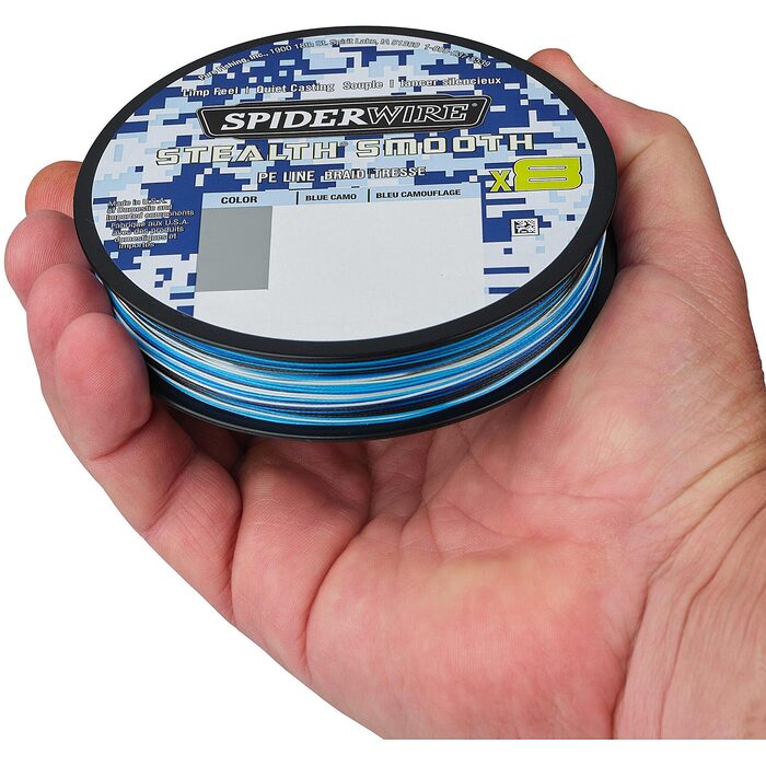 Spiderwire Stealth Smooth 8 Blue Camo 300m 0.11mm