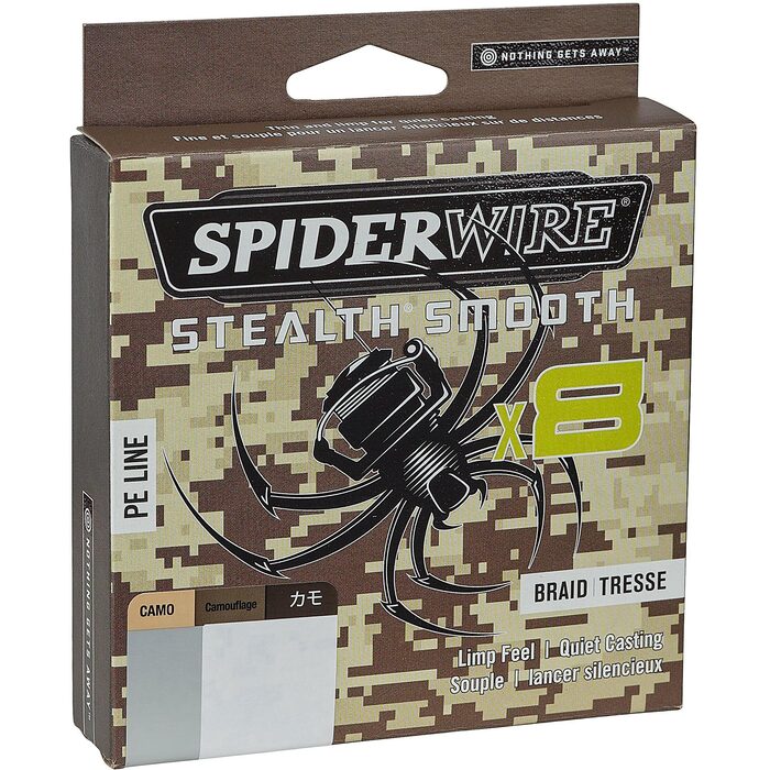 Spiderwire Stealth Smooth 8 Camo 300m 0.11mm