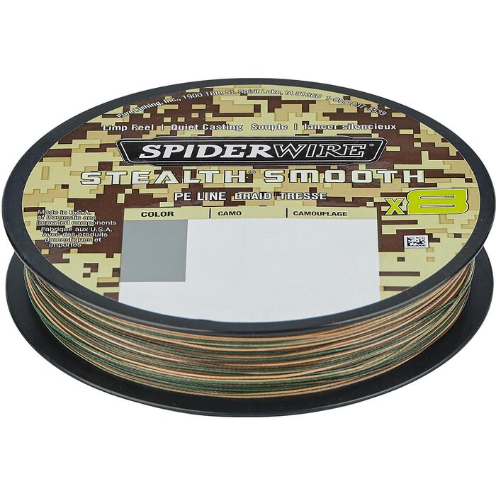 Spiderwire Stealth Smooth 8 Camo 300m 0.13mm