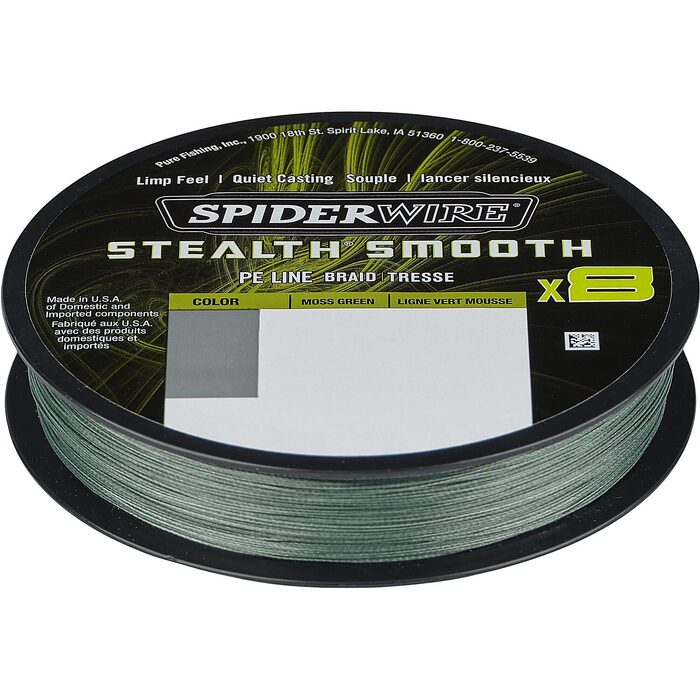 Spiderwire Stealth Smooth 8 Moss Green 300m 0.11mm
