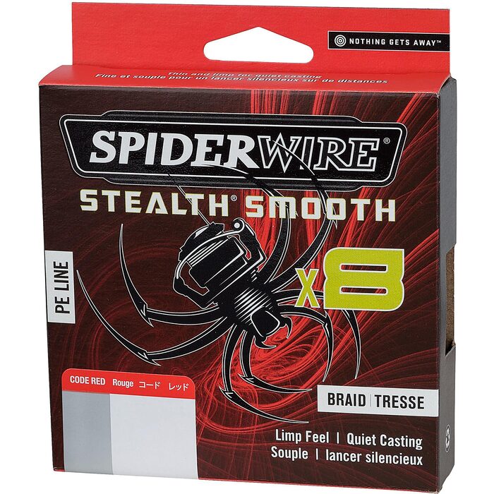 Spiderwire Stealth Smooth 8 Red 150m 0.07mm