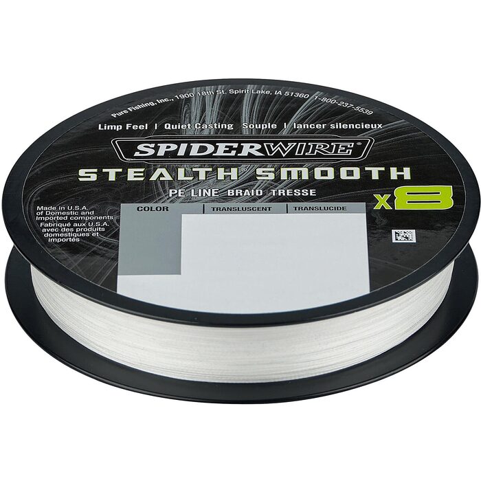 Spiderwire Stealth Smooth 8 Translucent 150m 0.19mm