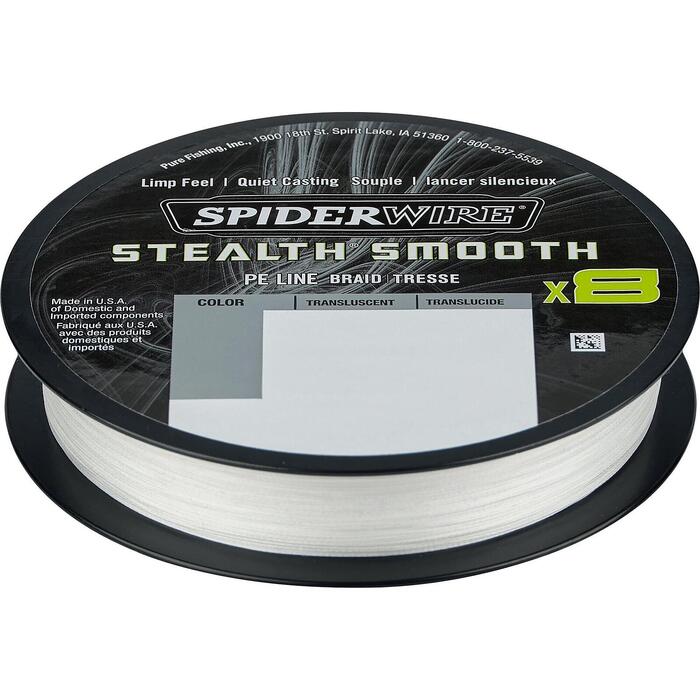 Spiderwire Stealth Smooth 8 Translucent 150m 0.19mm