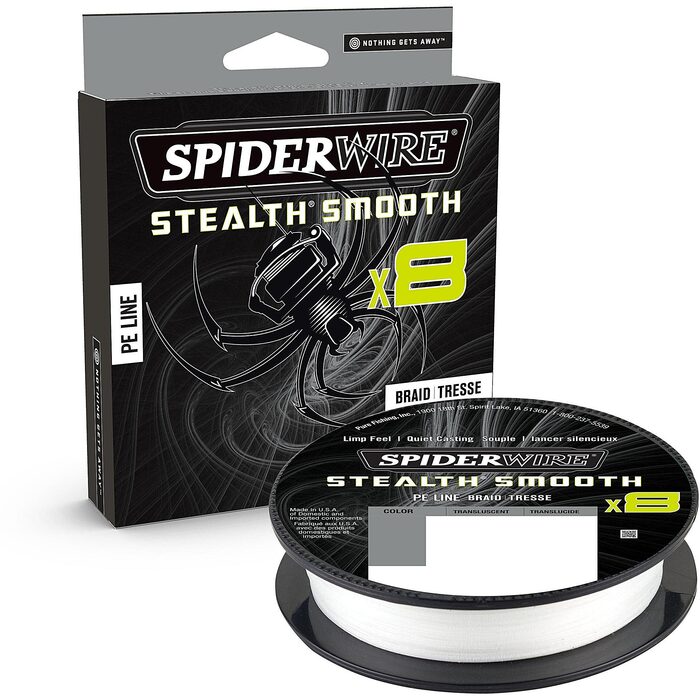 Spiderwire Stealth Smooth 8 Translucent 150m 0.23mm