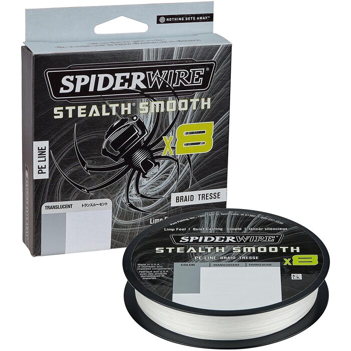 Spiderwire Stealth Smooth 8 Translucent 300m 0.15mm