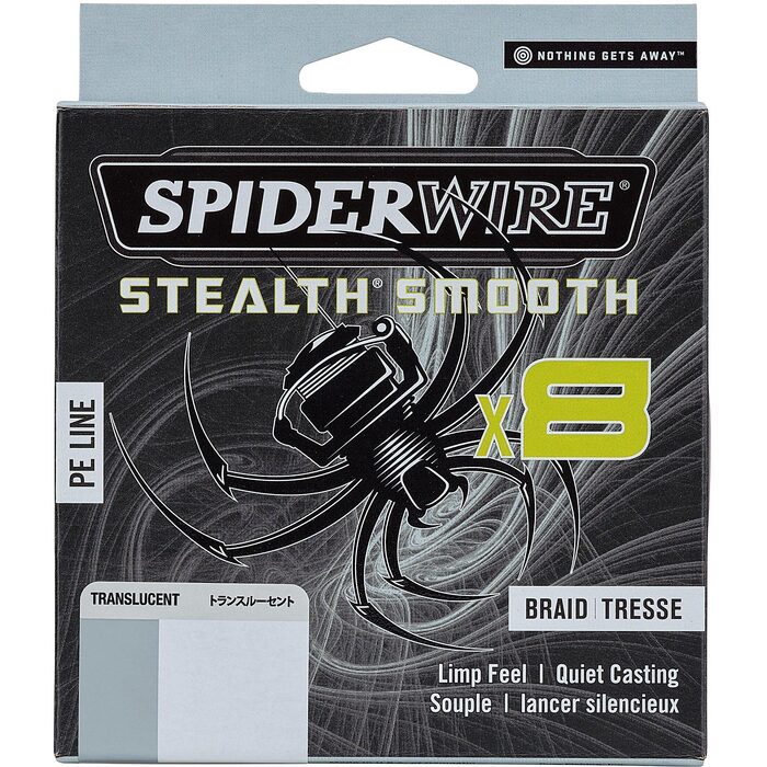 Spiderwire Stealth Smooth 8 Translucent 300m 0.15mm