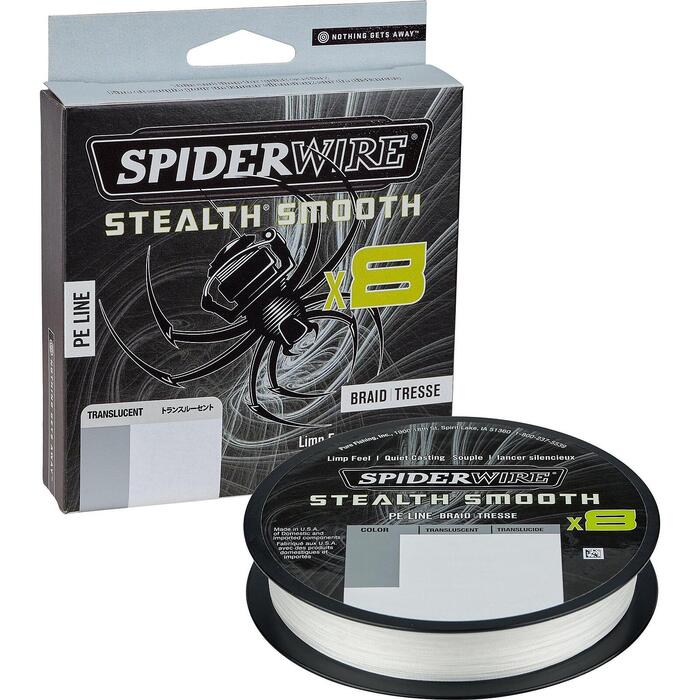 Spiderwire Stealth Smooth 8 Translucent 300m 0.23mm