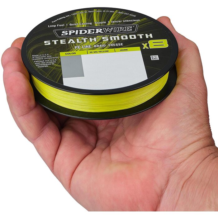 Spiderwire Stealth Smooth 8 Yellow 150m 0.29mm