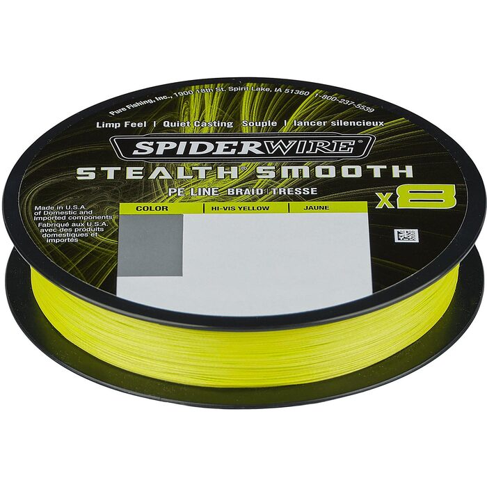 Spiderwire Stealth Smooth 8 Yellow 150m 0.29mm