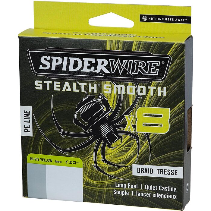 Spiderwire Stealth Smooth 8 Yellow 300m 0.15mm