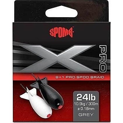 Spomb X Pro Braid 0.18mm 10.9kg Grey