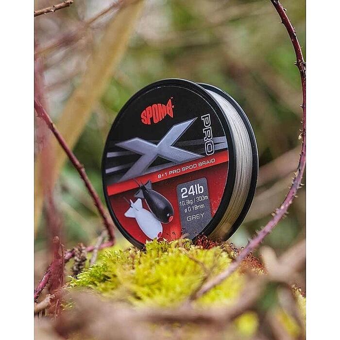 Spomb X Pro Braid 0.18mm 10.9kg Grey