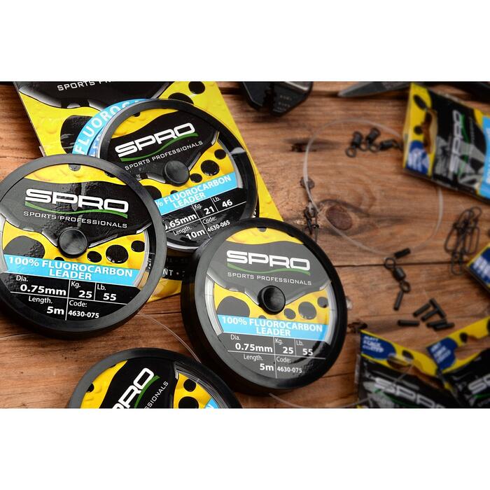 Spro 100% Fluorocarbon Leader 10m 0.55mm 16kg