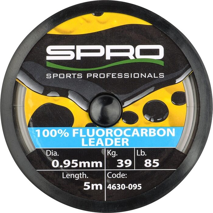 Spro 100% Fluorocarbon Leader 5m 0.95mm 39kg