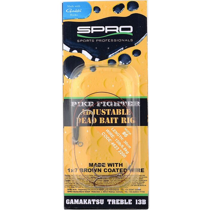 Spro Adjustable Deadbait Rig B 30cm