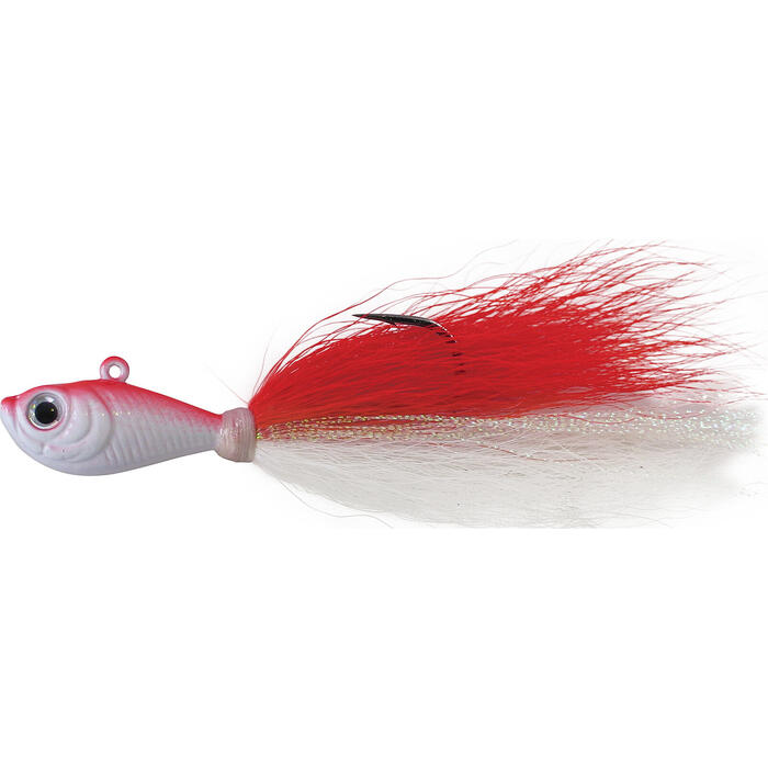 Spro Bucktail Jig Red White 14gr