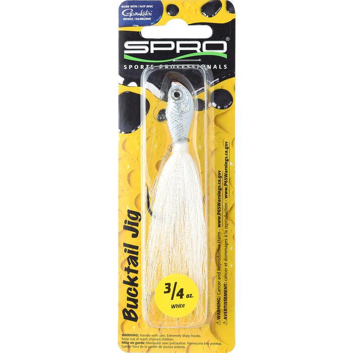 Spro Bucktail Jig White 14gr