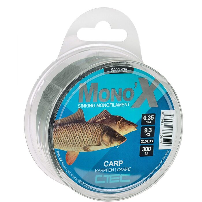 C-Tec Carp MonoX Black 400m 0.30mm