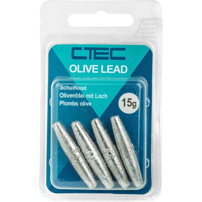 C-Tec Olive Long Sinker 15gr 4st