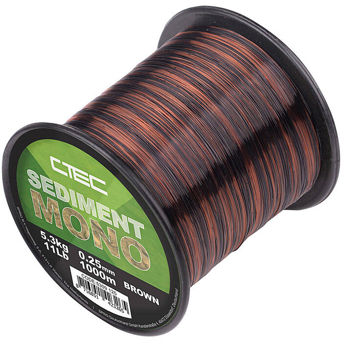 Spro C-Tec Sediment Mono Brown 1000m 0.25mm 5.3kg
