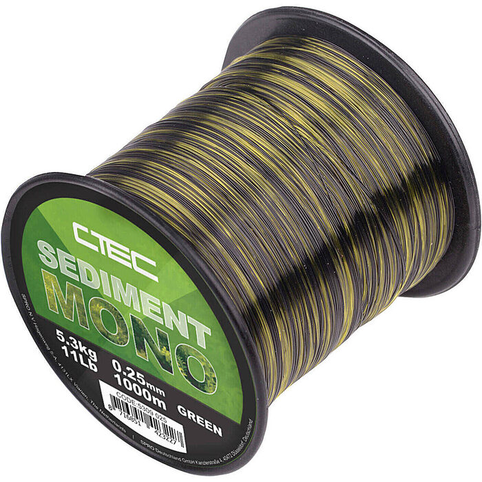 Spro C-Tec Sediment Mono Green 1000m 0.25mm 5.3kg