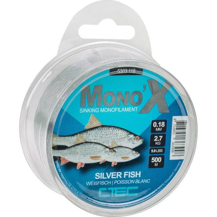 C-Tec SilverFish MonoX Grey 500m 0.16mm