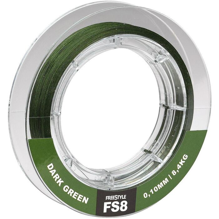 Spro Freestyle 8 Braid Dark Green 125m 0.10mm