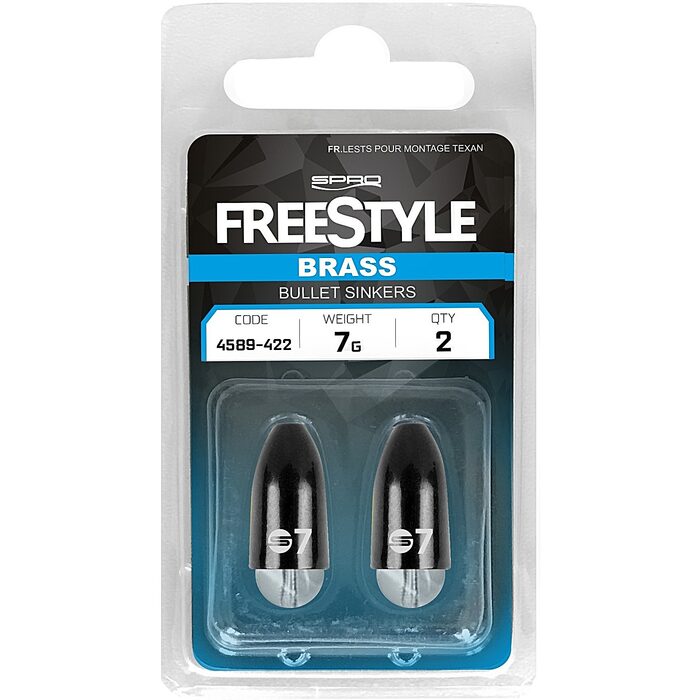 Spro FreeStyle Bullet Sinker Brass 14gr 2st
