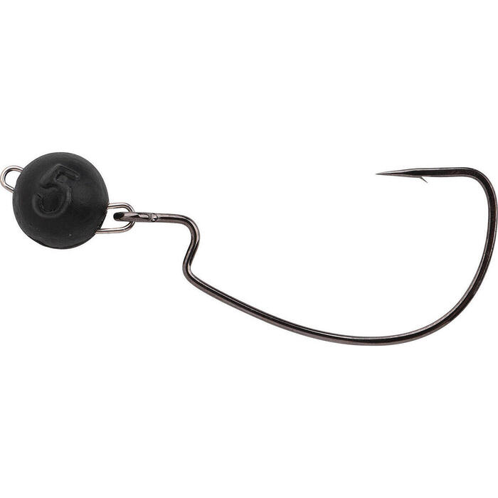 Spro Freestyle Rigged Bottom Jigs Black 7gr #1
