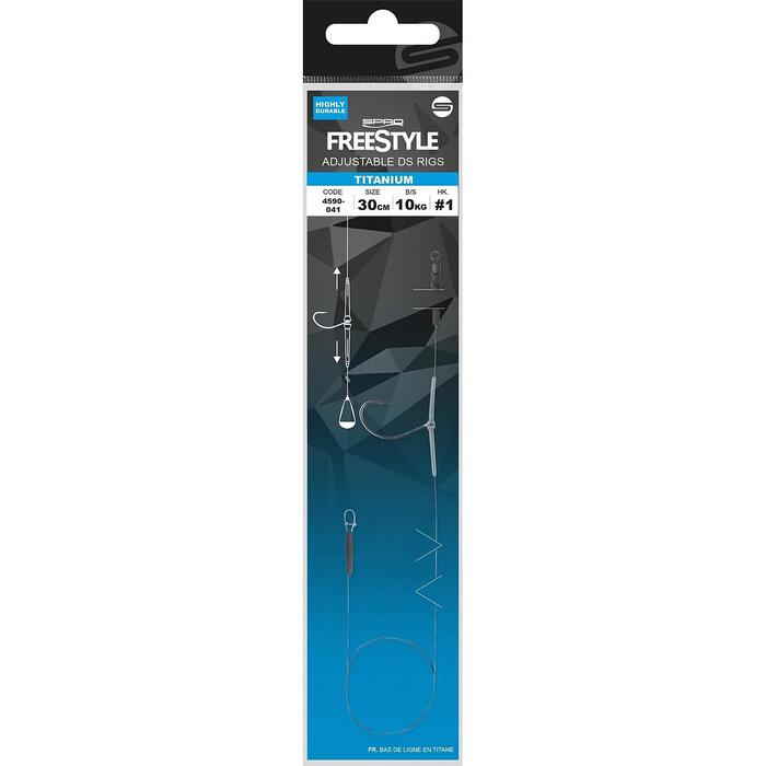 Spro Freestyle Titanium Adjustable Dropshot Rig 0.40mm #04 30cm