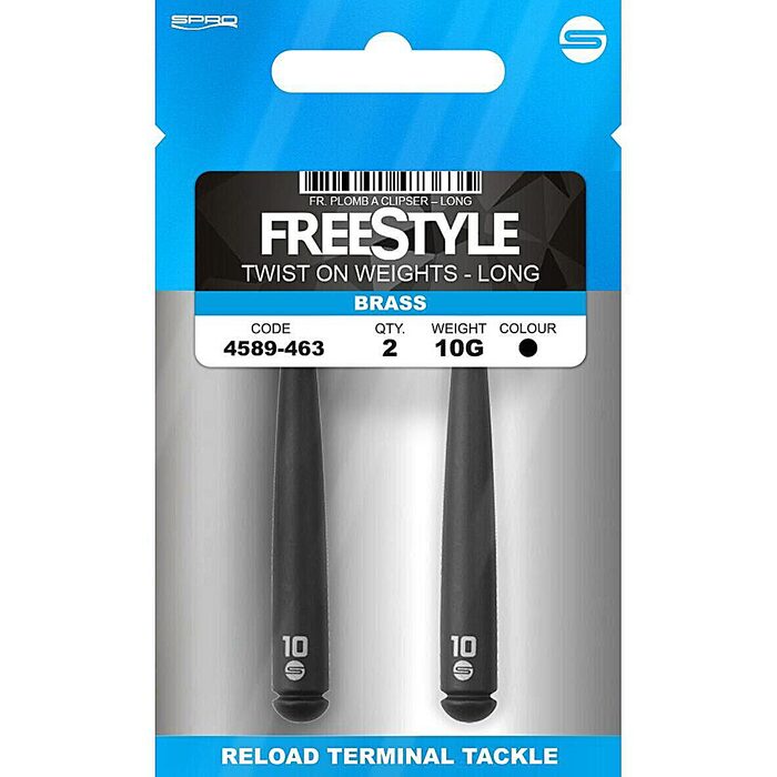 Spro Freestyle Twist On Weights Long Brass 7gr