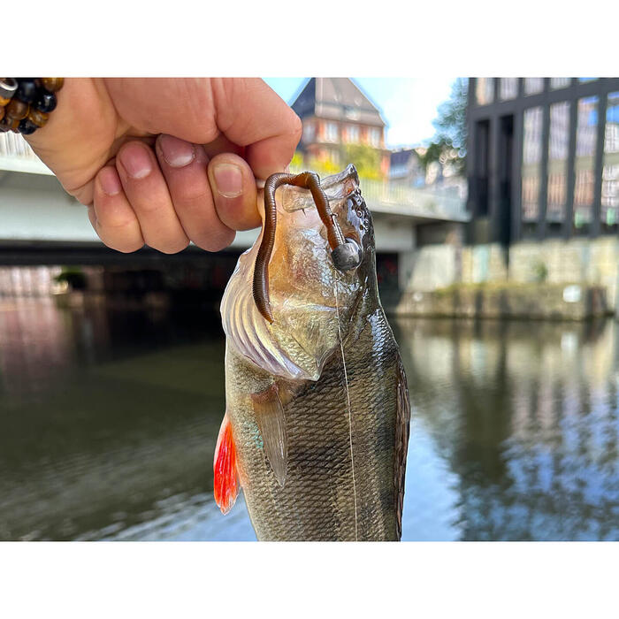 Spro FreeStyle Twitch Worm Orange 8st