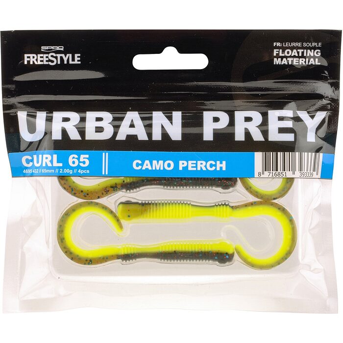 Spro Freestyle Urban Prey Curl 5.5cm Perch 5st
