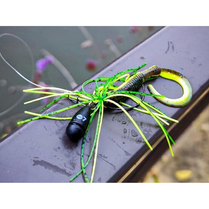 Spro FreeStyle Urban Prey Curl 6.5cm Camo Perch 4st